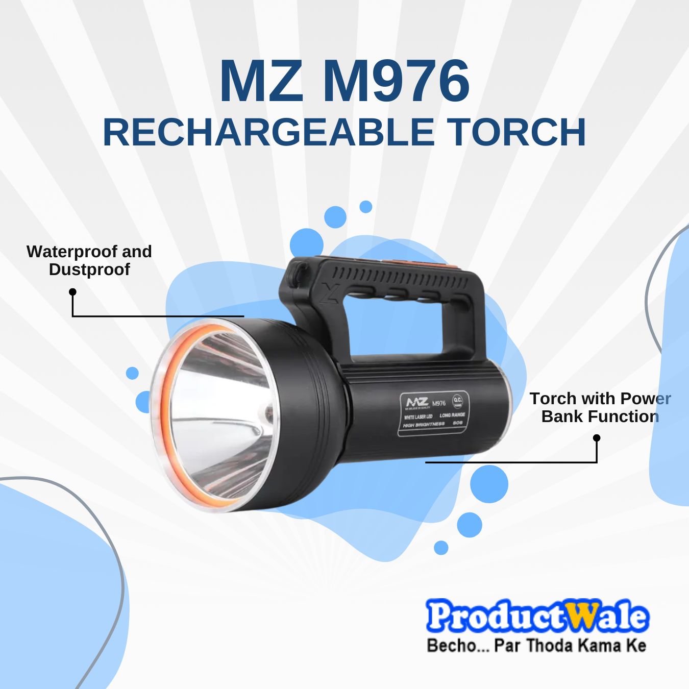 MZ M976 Flashlight Price in India