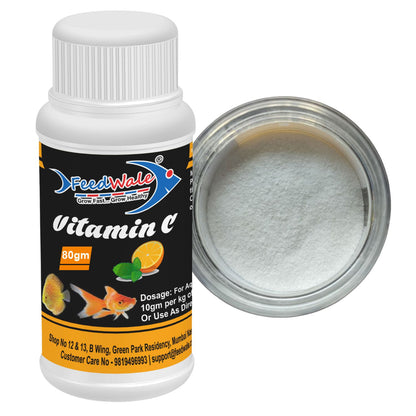 Vitamin C Fish Supplement Powder for Aquarium Fish Health Growth and Disease Resistance