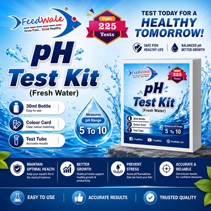 FeedWale pH Test Kit – Fresh Water (225 Tests Per Kit)